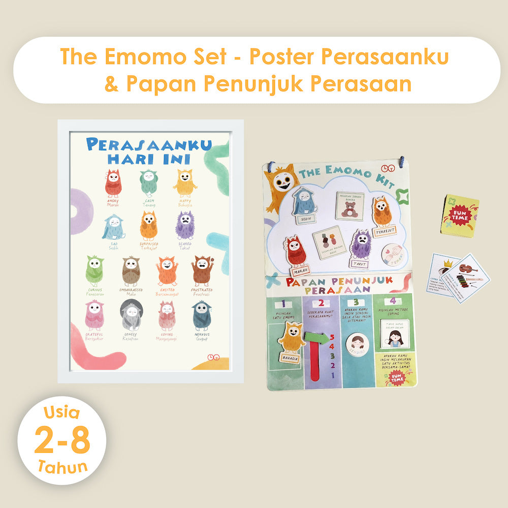 Papan Penunjuk Perasaan + Poster Perasaanku Hari Ini Set