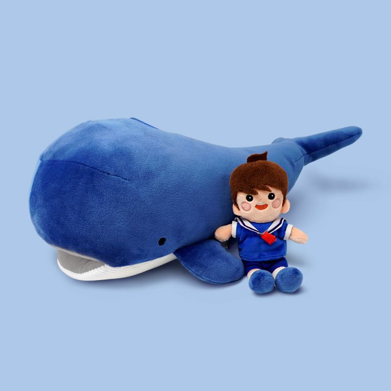 Whale Feeding Plush