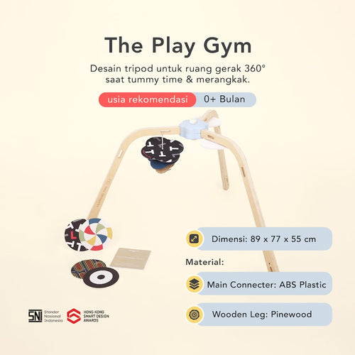 Play Gym dari The Everyday Play Series - ruang gerak 360 derajat untuk tummy time bayi