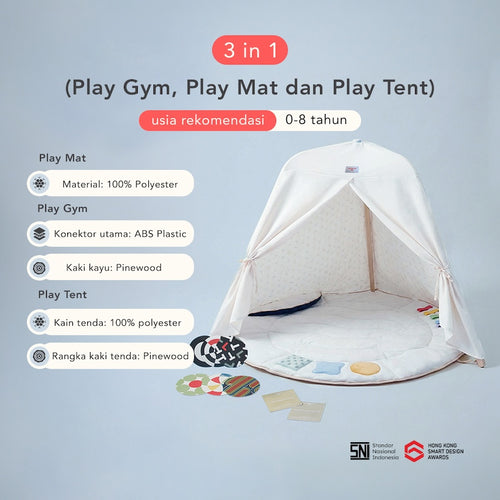 Material aman dan mudah dibersihkan dari The Everyday Play Series
