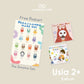 2pcs Buku + Poster Set