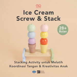 Ice Cream Screw and Stack