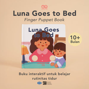 Luna Goes to Bed Finger Puppet Book