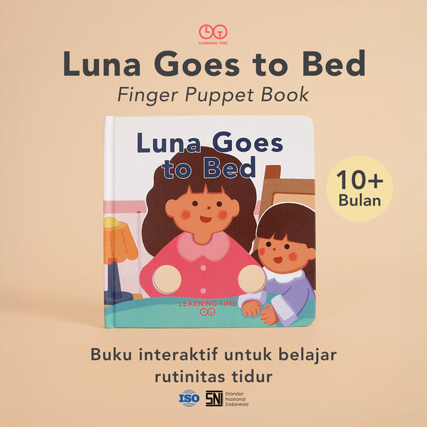 Luna Goes to Bed Finger Puppet Book