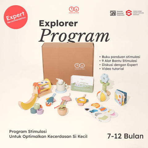 Program Sensory, Explorer, Thinker, Fine Motor, & Investigator (Usia 0 - 30 Bulan)
