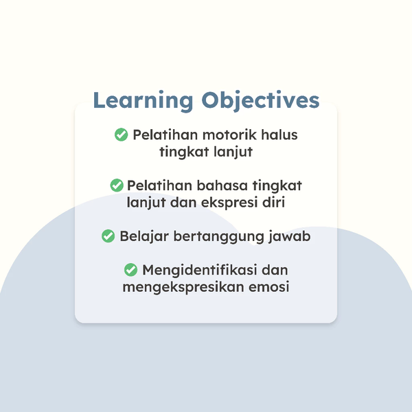 Program Fine Motor & Investigator (Usia 19 - 30 Bulan)