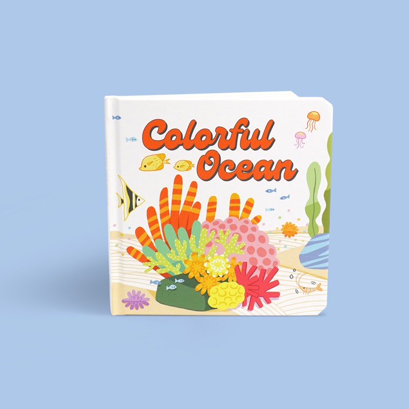 Ocean Textured Book