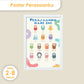 Boneka Emomo + Poster Perasaanku Hari Ini Set