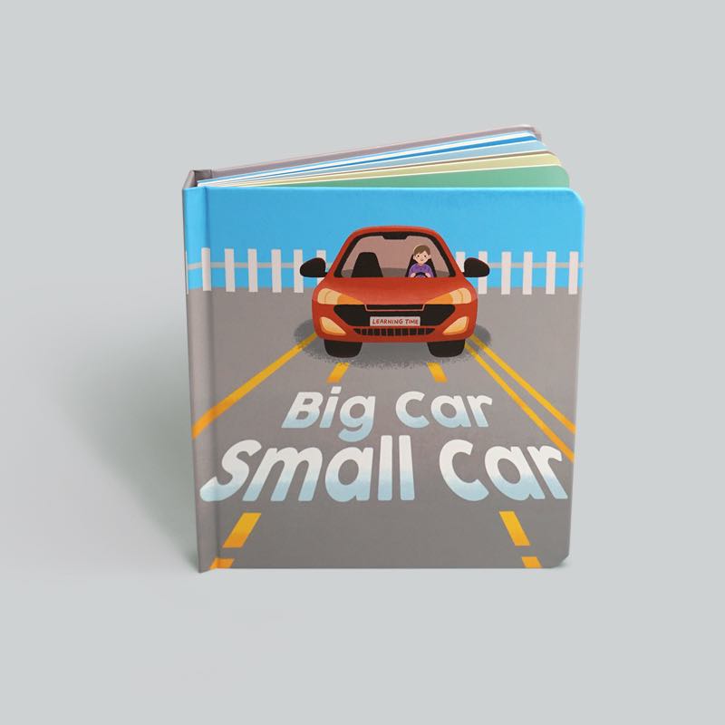 Big Car, Small Car Opposites Book